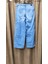 Düz Paça Cepli Mavi Kargo Jean Pantolon 2