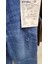 Düz Paça Cepli Mavi Kargo Jean Pantolon 3