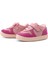 Bob Hakiki Deri Pembe Barefoot Cırtlı Lastikli Bebek Sneaker Ayakkabı 5