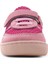 Bob Hakiki Deri Pembe Mor Barefoot Cırtlı Lastikli Bebek Sneaker Ayakkabı 3
