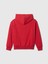 Erkek Çocuk Kırmızı Relaxed Gap Logo Fermuarlı Sweatshirt 2