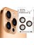 IPHONE 17 Pro/17 Pro Max/16 Pro/16 Pro Max Safir Turuncu Kamera Koruyucu 1