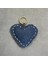7116 El Yapımı Kalp Model Dantel ve Püskül Şerit Anahtarlık 3