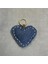 3242 El Yapımı Kalp Model Dantel Şerit ve Gül Motif Anahtarlık 2