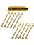 Mobilya Kulp Mutfak Dolap Çekmece Dolabı Kapak Kulpları Gold Altın 224 mm 22.4 cm Metal (10 Adet) 1