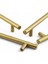 Mobilya Kulp Mutfak Dolap Çekmece Dolabı Kapak Kulpları Gold Altın 224 mm 22.4 cm Metal (10 Adet) 5