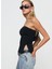Strutter Strapless - Slim Fit Askısız Crop Bluz 3