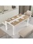 Future Yemek Masası 140X80 Sepet-Beyaz FR22-SW 4