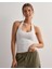 Boyundan Askılı Halter Yaka Crop Top 2
