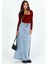 Kare Yaka Uzun Kollu Crop Bluz – Esnek Kumaş, Modern Stil 3