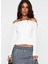 Madonna Yaka Yırtmaç Detaylı Uzun Kollu Bluz 1