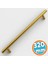 Mobilya Kulp Mutfak Dolap Çekmece Dolabı Kapak Kulpları Kulbu Gold Altın 320 mm 32 cm Metal (5 Adet) 5