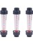 3x Lzs-25 Akış Metre Plastik Tüp Tip 300-3000L/S Su Rotametre Sıvı Flowmeteter Ölçüm Aletleri Kimyasal Işık Için (Yurt Dışından) 1