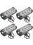 4pcs 4 LED Amber Recovery Flaş Işıkları 12V 24V Turuncu Izgara Arızası Yanıp Sönüyor (Yurt Dışından) 3