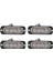 4pcs 4 LED Amber Recovery Flaş Işıkları 12V 24V Turuncu Izgara Arızası Yanıp Sönüyor (Yurt Dışından) 4