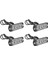 4pcs 4 LED Amber Recovery Flaş Işıkları 12V 24V Turuncu Izgara Arızası Yanıp Sönüyor (Yurt Dışından) 5