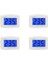 4x Dm 55 - 1 Ac 80 - 300 V LCD Dijital Voltmetre Abd Fişi - Elektrikli Kalem Ölçer (Yurt Dışından) 1