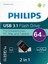 Phılıps 64GB Usb3.1 Type-C 100/150 Mb/s FM64DC152B/00 1
