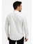 Uzunkol Slim Fit Gömlek Beyaz - Haki 3