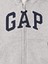 Erkek Bebek Gri Gap Logo Fermuarlı Sweatshirt 2