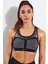Fe/nom Flyknit Women's High Support Non Padded Sports Kadın Bra Siyah Gri Beyaz 1