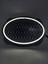 Beyaz-Oval Neon LED Hoparlör Kapağı Çiftli 3