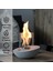 Pure-Fire V.4 Gri Masaüstü Bioethanol Şömine – Isıya Dayanıklı Beton, Taşınabilir, Kokusuz ve İs Yapmayan Tasarım 5