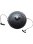 Siyah Bosu Ball Yarı Pilates Denge Topu 60 cm – Direnç Lastikli & Pompa Hediyeli, Ev ve Spor Salonu Egzersiz Aleti 1