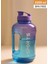 2200 ml Su Şişesi Çift Renk Motivasyon Matara Detoks Çayları Için Uygun Bpa Içermez 1