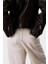 Relaxed Fit Kemerli Apaş Yaka Biker Deri Ceket LV044C532GBAE Bayan Ceket LV044C532G Bae 5