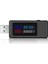 6 Arada 1 USB Test Cihazı DC4-30V IPS Dijital Voltaj Güç Zamanlama Kapasitesi Metre Dedektörü Akım, Voltaj, Siyah (Yurt Dışından) 1