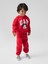 Erkek Bebek Kırmızı Gap Logo Fleece Jogger Eşofman Altı 4