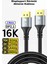 16K Displayport (Dp) Görüntü Aktarım Kablosu 2 Metre V2.1 Bilgisayar Laptop Projektör Uyumlu 1