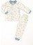 Pamuklu Yumuşak Rahat Kullanım Çıtçıtlı Bebek Pijama Takımı 1