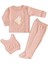 Hastane Çıkışı Kız Bebek 3’lü Takım | Zıbın, Patikli Alt ve Şapka 2
