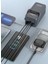 50.000 Mah Hızlı Şarj Kamp Işıklı 4x USB 1xtype-C 1xmicro Çıkışlı Çoklu Kablolu LED Panel Powerbank 7