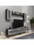 Ponnyct 180 cm Tv Ünitesi Takımı Antrasit Gümüş 5