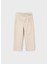 Bej Kız Çocuk Pileli Örme Pantolon 4573 2