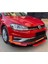 Vw Polo 1994-2000 Kırmızı Şeritli Renkli Ön Lip ve Yan Marşpiyel Seti 2