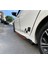 Vw Polo 1994-2000 Kırmızı Şeritli Renkli Ön Lip ve Yan Marşpiyel Seti 3