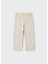 Bej Kız Çocuk Pileli Örme Pantolon 4573 3