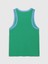 Kadın Yeşil Gap Logo Fitilli Halter Yaka Atlet 3