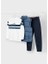 Lacivert Erkek Çocuk Yelekli 3 Parça Takım 4607 1