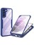 Samsung Galaxy S23 Akrilik+Tpu Şeffaf Telefon Kılıfı Kamera Lens Koruma Telefon Kılıfı Pet Ekran Filmi-Mavi (Yurt Dışından) 1