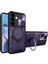 Samsung Galaxy S24 Kılıf Dahili Destek Ayağı/kayar Lens Pencere Tpu+Pc Telefon Kılıfı-Mor (Yurt Dışından) 1