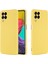 Samsung Galaxy M53 5g Kayışı Anti-Düşme Sıvı Silikon Hafif Kılıf Yumuşak Mikrofiber Astar Koruyucu-Sarı (Yurt Dışından) 2