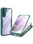 Samsung Galaxy S23 Akrilik+Tpu Şeffaf Telefon Kılıfı Kamera Lens Koruma Telefon Kılıfı Pet Ekran Filmi-Yeşil (Yurt Dışından) 1