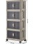 Çok Amaçlı Kapaklı Istiflenebilir Organizer Dolap – 4'lü Set (Toprak) 1