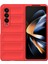 Samsung Galaxy Z Fold4 5g Telefon Kılıfı Sert Pc Darbeye Dayanıklı Kapak-Kırmızı (Yurt Dışından) 2