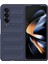 Samsung Galaxy Z Fold4 5g Telefon Kılıfı Sert Pc Darbeye Dayanıklı Kapak-Koyu Mavi (Yurt Dışından) 2